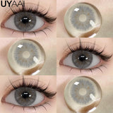 Color Contact Lens Natural Pupils Green Lens Makeup Colored Pupils Gray Contact Lenses Brown Cosmetics Natural Pupils