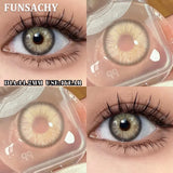 1 Pair contact lenses for eyes color eye contacts brown gray lens beautiful pupils for makeup yearly use