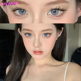 NEW Colored Contact Lenses Beauty Women Green Lens Nature Look Brown Lens Colorful Contact Lens 14.5mm Big Eyes Blue Lens