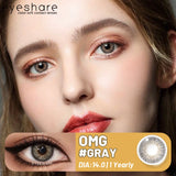 Color Contact Eye Color Lenses Makeup Natural Brown Lens Cosmetics Gray Eyes Lenses Woman Makeup Softlenses
