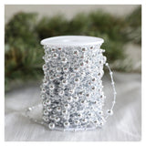 Popxstar 10/30m Decoration Bead String Garland Artificial Plastic Beads Trim Garland Decor For Party Wedding New Year Eid Mubarak 2025