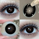 2pcs Polaris Red Contact Lenses for Eyes Natural Colorful Softlens Women Makeup Eye Contacts Yearly Brown Gray Lenses