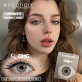 1 Pair Color Contact Lenses for Eyes Color Eye Lens Brown Eye Lenses  Gray Pupils Lens Yearly Black Contacts