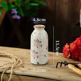 Popxstar  Retro Pastoral Ceramic Vase Home Furnished Ice Cracked Flower Pot Decorative Dry Flower Hydroponic Flower Arrangement Device