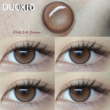 Popxstar  1 Pair New Eyes  Myopia Contacts Lenses with lentile contact color Brown Lenses 1 Year service life Free Shipping