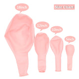 Popxstar 115Pcs Blush Balloons Garland Arch Kit Retro Pink Latex Balloons for Bridal Baby Shower Bachelorette Birthday Wedding Decoration