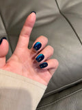 Autumn Winter Blue Black Red Glass Bead Crystal Cat Eye Gel Nail Polish New Whitening High Density Sparkling Nail