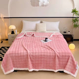 Popxstar New Imitation Rabbit Velvet Autumn Warm Blanket Soft Fluffy Coral Fleece Sofa Blanket Warmth Throw Blankets for Lap Bed Sheets