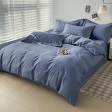 Popxstar  Luxury Bedding Duvet Cover Set 400 TC Egyptian Cotton 1pc Quilt Cover and 2pc Pillowcase Soft Durable Comforter Cover All Season