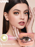 Color Contact Eye Color lenses Natural Pupils Green Lens Makeup Big Eyes Black Pupils Gray Lenses Colorcon Water Light