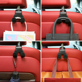 Popxstar  Car Seat Headrest Hook Auto Rear Seat Organizer Hanger Storage Holder For Handbag Purse Bags Clothes Coats