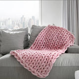 Popxstar Hand Knitting Spin Coarse Thread, DIY, Pet Nest, Thick Chunky Yarn, Cotton Wool Tube Crochet Yarn, Soft Bulky Arm Roving Blanket