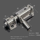 Popxstar Stainless Steel Door Latch Solid Sliding Bolts Latch Hasp Home Hardware Gate Safety Toilet Door Lock