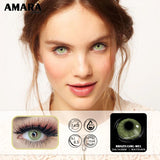 1 Pair Color Contact Lenses for Eyes Natural Brown Lenses Beauty Fashion Monet Lense Blue Lenses Green Eye Contact