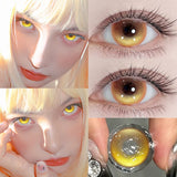 2PCS Red Contact Lens For Myopia Blue Cosplay Myopia Colored Contact Lenses Fashion Soft Contacts Lenses