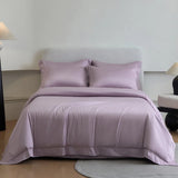Popxstar  Solid Color Hotel Style Luxury Bedding Set 600TC Egyptian Cotton Single Queen King Size Duvet Cover Flat/Fitted Sheet Pillowcase