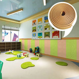 Popxstar  5 Meter Self-Adhesive Skirting Wall Border Floor Decorative Line Baseboard Flooring Wall Decor NBR Molding Line 3D Wall Sticker