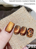 Autumn Winter Blue Black Red Glass Bead Crystal Cat Eye Gel Nail Polish New Whitening High Density Sparkling Nail