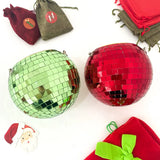 Popxstar 6 Colors Christmas Decor Disco Ball Planter Vase Wall Hanging Planter Pot Flower Pots Rope Hanging Flowerpot Balcony Home Decor