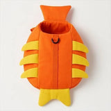 Dog Life Jacket Cute Marine Animal Shape High Buoyancy Swimming Vest With Back D-Ring For Small Medium Dogs