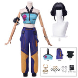 Popxstar KPop Zoey Cosplay Costume Wig Women Girls Halloween Carnival Comic-con Party Role Playing Outfits