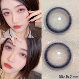 Popxstar 1 Pair Dark Lenses Korean Style Colored Contact Lenses Myopia Lenses Black Lenses Fog Pearl Lens High Quality