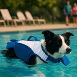 Dog Life Jacket Cute Marine Animal Shape High Buoyancy Swimming Vest With Back D-Ring For Small Medium Dogs