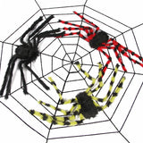 Popxstar Halloween Spider Web Giant Spider Web Decoration Black White Giant Stretchy Cobweb Party Bar Haunted House Home Decoration