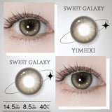 Popxstar 1 Pair New Colored eye lenses Myopia Fashion Comfort Beauty Soft Nature Brown Color Contact Lens Fast Shiping Yearly