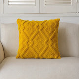 Popxstar  Solid color Shu cotton lint sofa throw pillow Modern simple living room sofa pillow Model room decorative bedside cushion