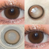 Popxstar Rose Witch Cosplay Prescription Contact Lenses Myopia Lenses with Diopter Anime Red Pupils Color Contact Lenses for Eyes