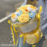 Popxstar  Finished Flower Bouquet Mother's Day Gifts Flower Artificial Flower Gifts Bride Wedding Flower Bouquet Graduations Bouquet Gifts