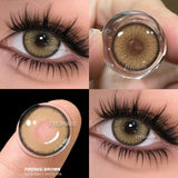 1 Pair Color Contact Lenses for Eyes Color Eye Lens Brown Eye Lenses  Gray Pupils Lens Yearly Black Contacts