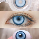 1pair Cosplay Koi Blue Green Pink Red Brown Violet Contact Lenses Halloween Scary Softlens 14.5mm