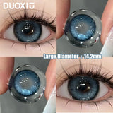 Popxstar  1Pair Blue Lenses Color Contact Lenses for Eyes Green Gray Pupils Cosmetic Diopters Degrees-0.00 to-8.00 Fast Shipping