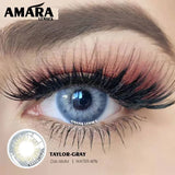 Popxstar  1 Pair GRAY Lenses Anime Accessories Color Contact Lenses for Eyes Comic Tears Eye Fashion Lenses