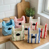 Handbag Style Ceramic Storage Box Puppy Shaped Cartoon Toothbrush Toothpaste Holder Novelty Makeup Brush Box Home Decor