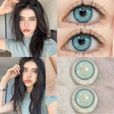 2Pcs New Colored Contacts Lenses for Eyes with Myopia Disposable High Quality Soft Natural Beauty Pupil Free Shipping