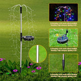 Popxstar  Outdoor LED Firework Christmas Decor Solar Lights Waterproof Garden Party Fairy Solar Lights for Landscape Lawn Pathway Patio