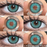 1Pair Natural Colored Contact Lenses Gray Beauty Pupils Brown Lens Fashion Blue Contacts Yearly Green Eye Color Lenses