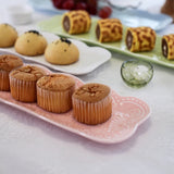 Nordic Relief Breakfast Plate Cake Rectangular Dim Sum Plate Creative Flat Plate