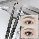 Popxstar Sexy Rose Red Eye Liner Pencil Natural Matte Wine Red Lying Silkworm Eyeliner Easy To Color Waterproof Eye Make Up Cosmetics 1pc