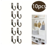 Popxstar Vintage Hooks Wall Hanger Curved Buckle Horn Lock Clasp Hook For Wooden Jewelry Box Furniture Home Decor