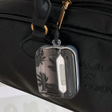 Popxstar  Wave Edging Coconut Tree Gradient Transparent Silicone Earphone Case for AirPods Pro 2 3 1 3nd Generation Bluetooth Charging Box