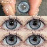 1Pair Blue Eye Lenses Contact Lenses for Eyes Color with Diopters Myopia 0 to -8.00 Degree High Quality Korean Lenses