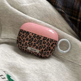 Popxstar  Amber Earphone Case for Apple AirPods 1/2 3 4 Pro 2 Wireless Bluetooth Charging Box Sexy Leopard Print Silicone Protection Cover