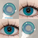 Popxstar 1pair New Fashion Cosplay Contact Lenses for Eyes Brown Lenses Myopia Color Contact Lenses Halloween Beauty Blue Lenses