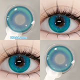 1pair New Fashion Cosplay Contact Lenses for Eyes Brown Lenses Myopia Color Contact Lenses Halloween Beauty Blue Lenses
