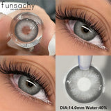 Popxstar  2pcs Natural Color Contact Lenses for Eyes Green Eye Lens Blue Eye Contacts Fashion Beauty Makeup Women Man Soft Lenses