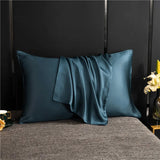 Popxstar Natural Mulberry Silk Pillow Cover Solid Color Envelope Pillow Case Bedding Sleeping Pillowcase 40X80 Pillow Case Cover
